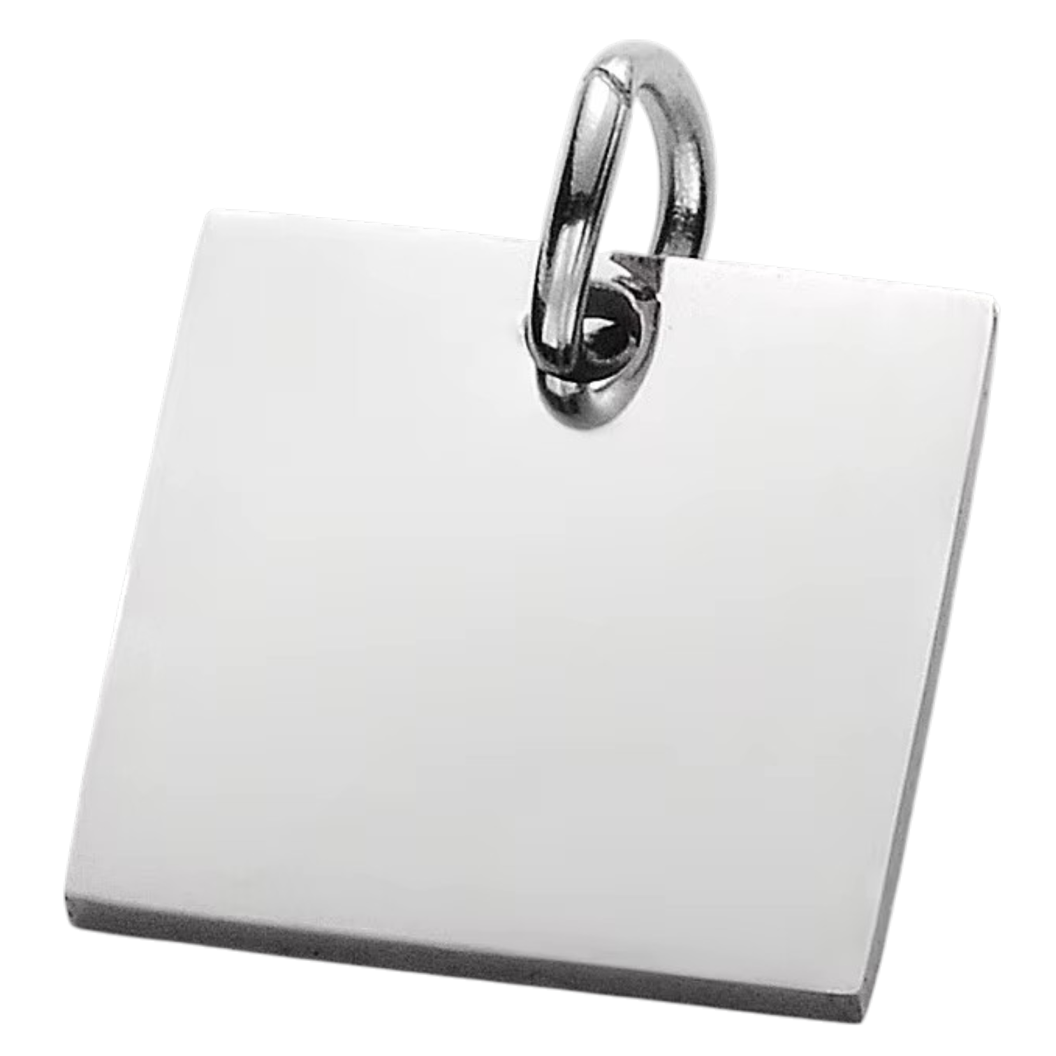 Gravure pendentif carré