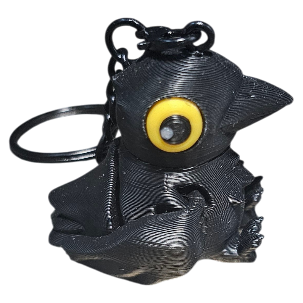 Porte clé 3D : Corbeau (FLEXI)