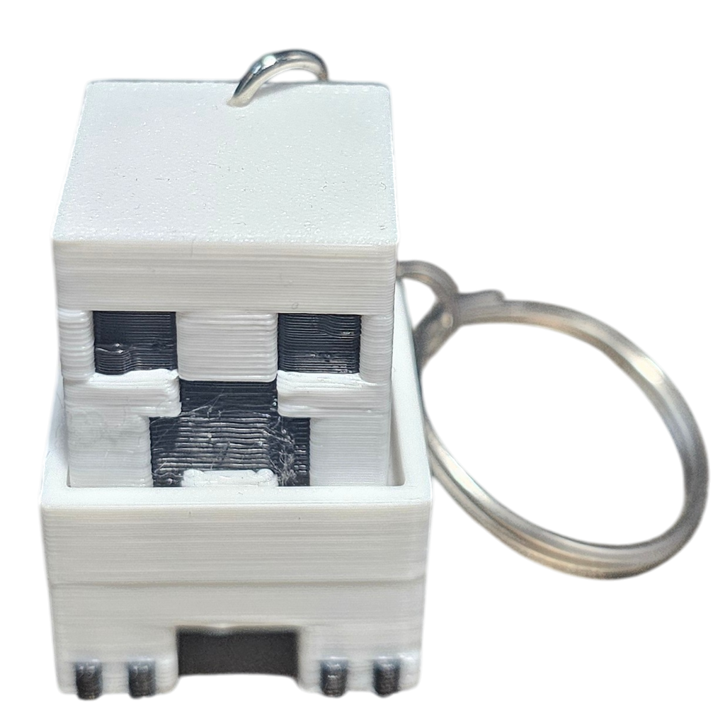 Porte clé 3D : Creeper (CLICKER)
