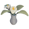 Fleur Zantedeschia tricotée au crochet