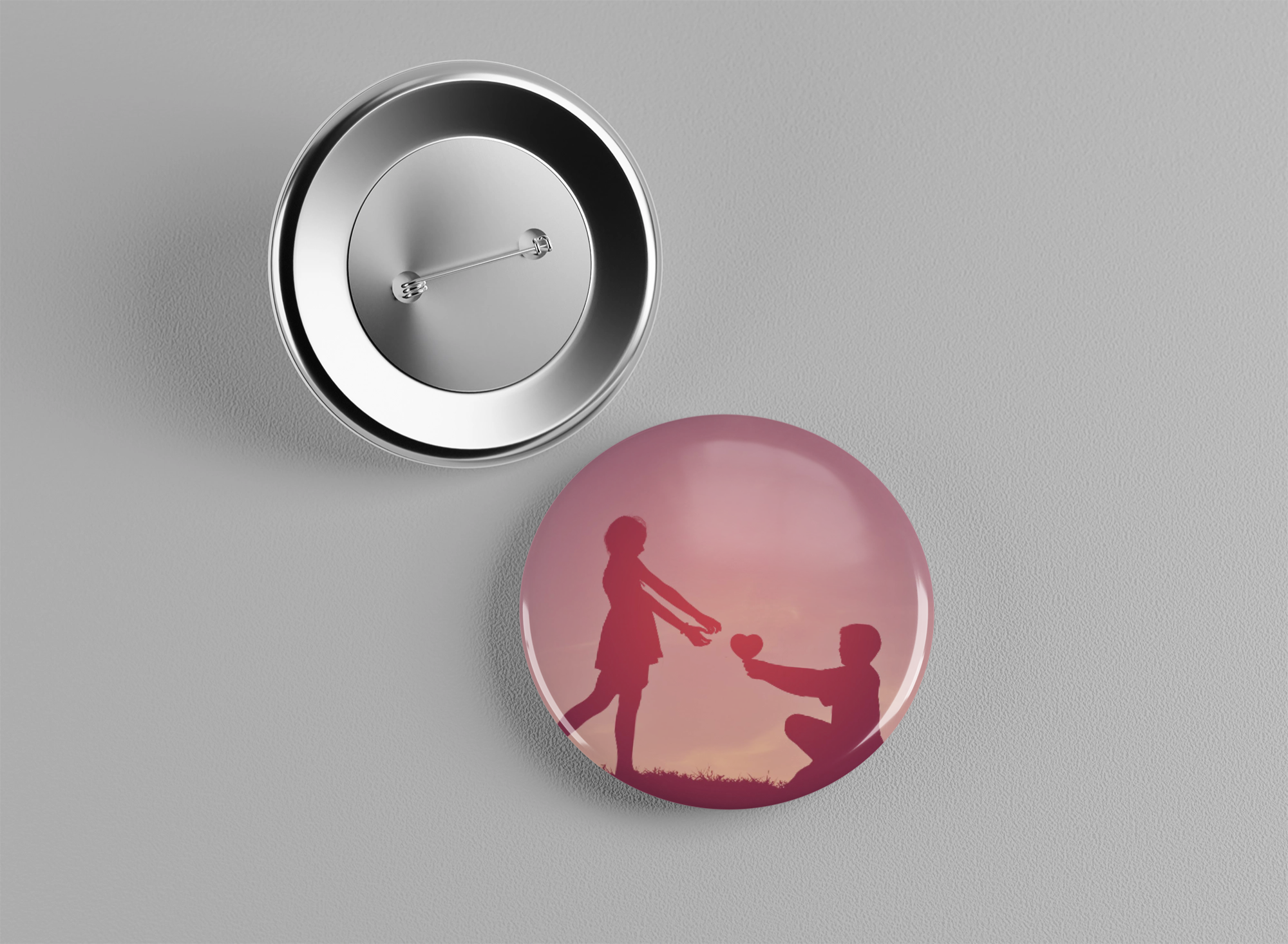 Badge Saint Valentin