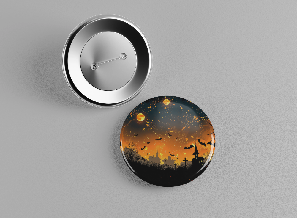 Badge Halloween 1/2