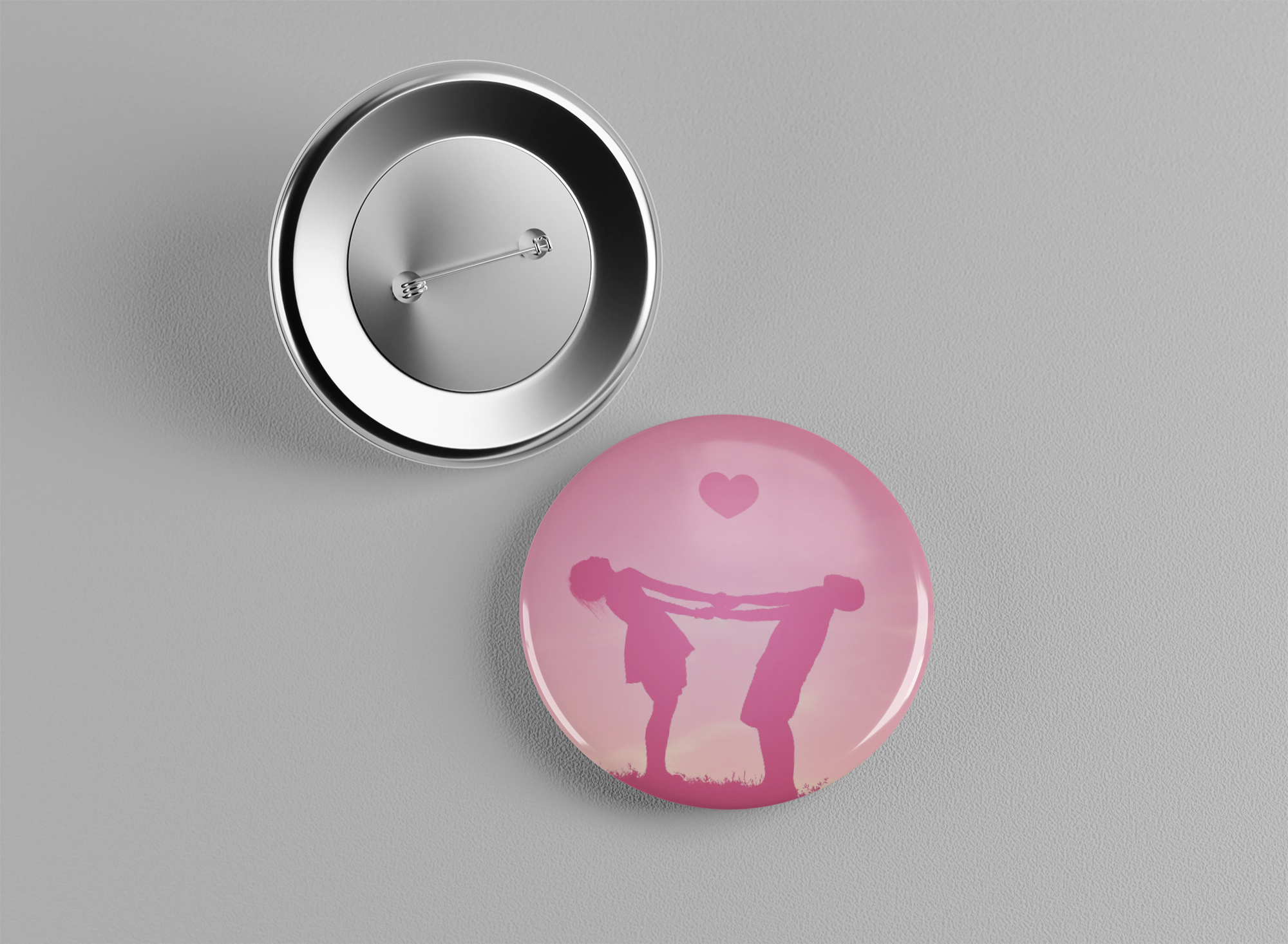 Badge Saint Valentin