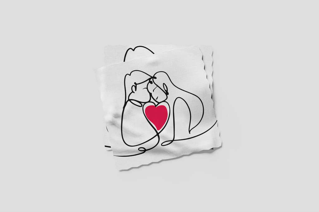 Chiffon lunette Saint Valentin