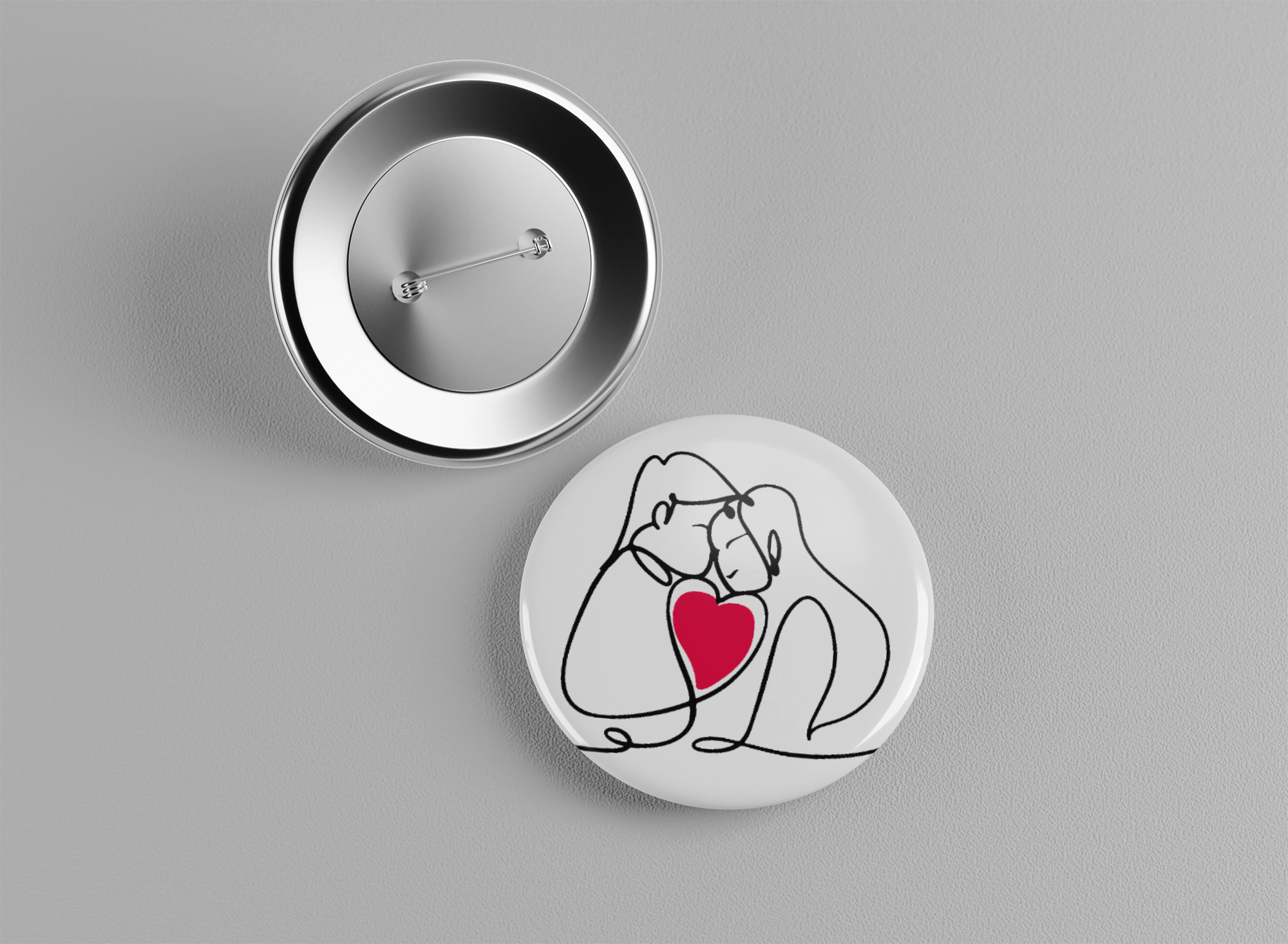Badge Saint Valentin