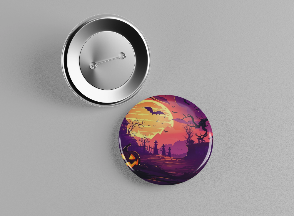 Badge Halloween 1/2