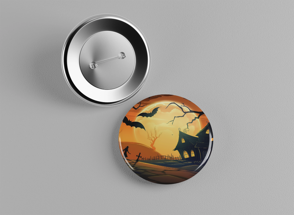 Badge Halloween 1/2