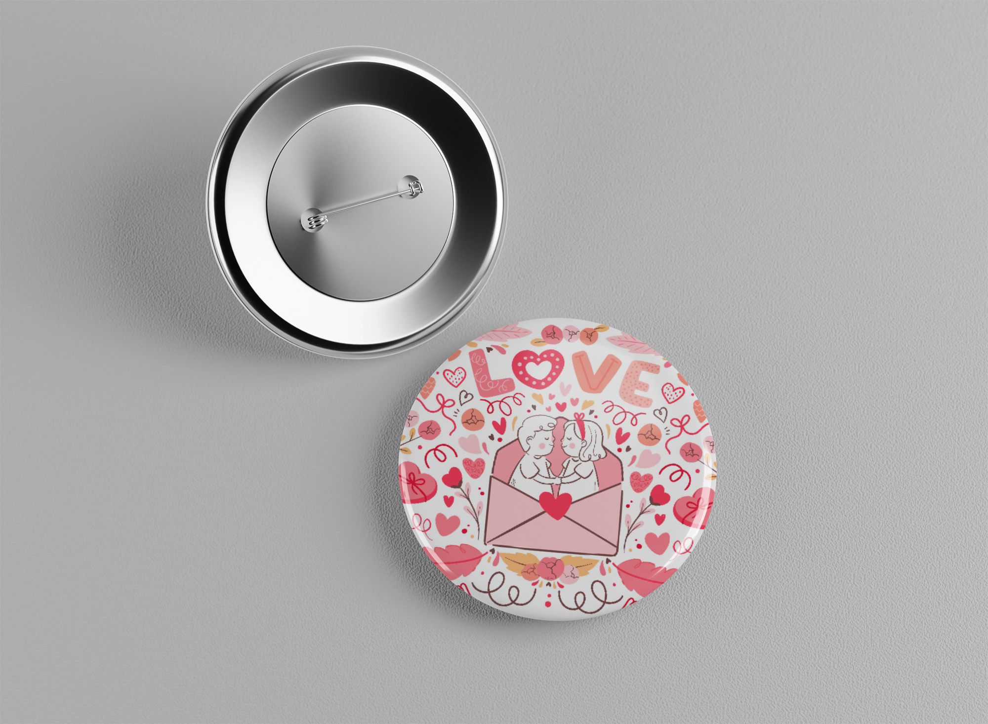 Badge Saint Valentin