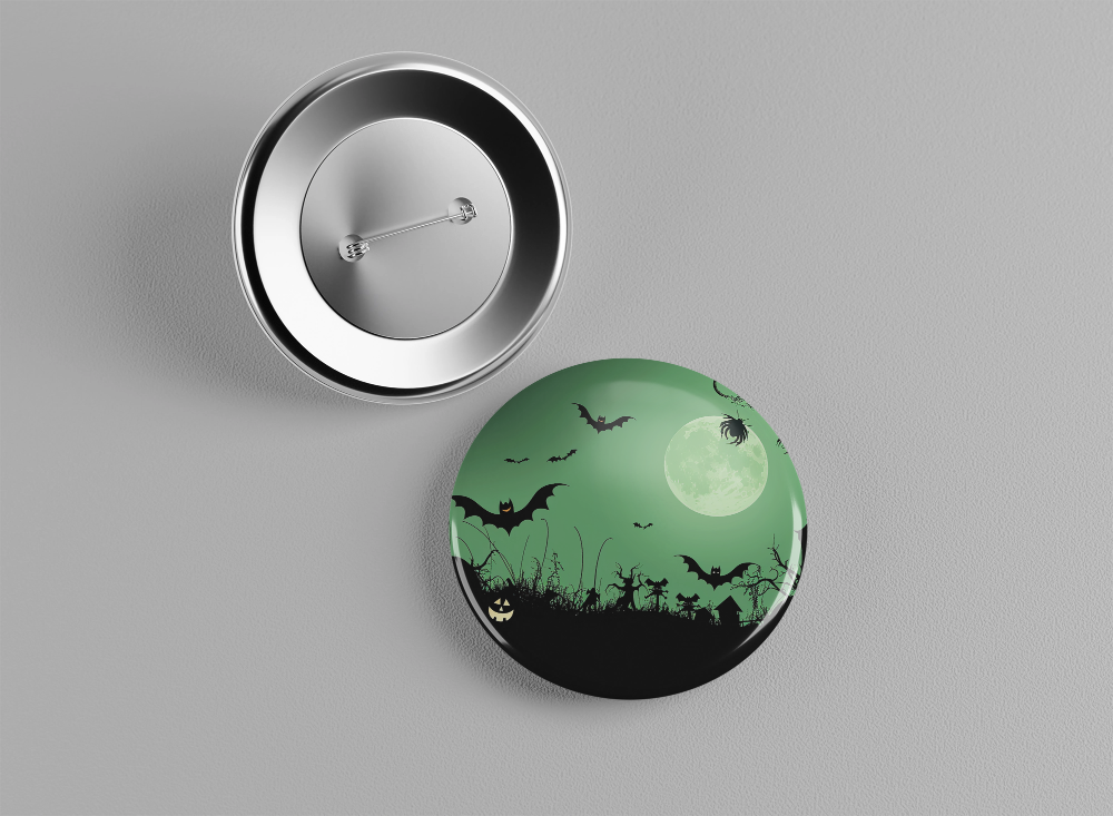 Badge Halloween 1/2