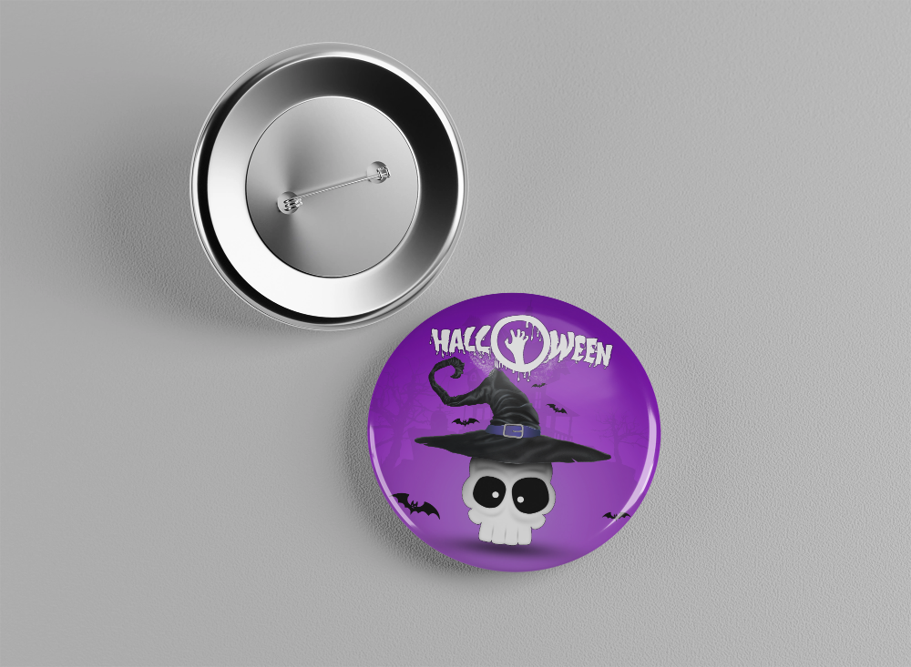 Badge Halloween 1/2