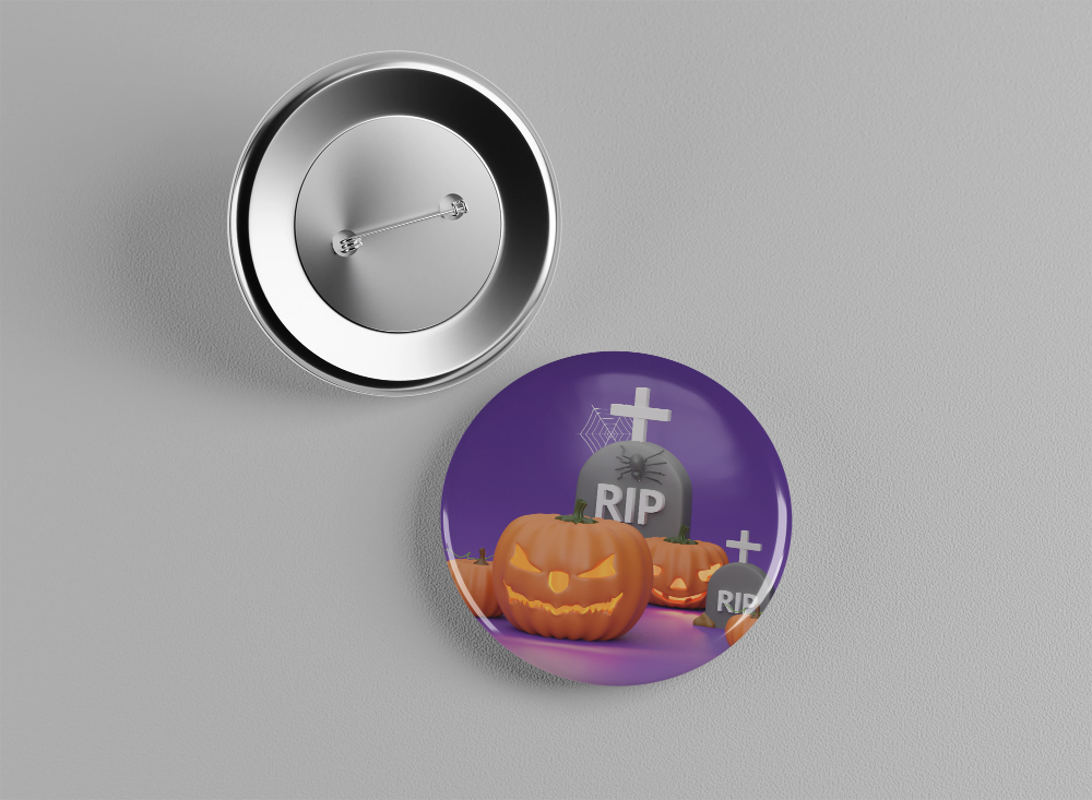 Badge Halloween 1/2