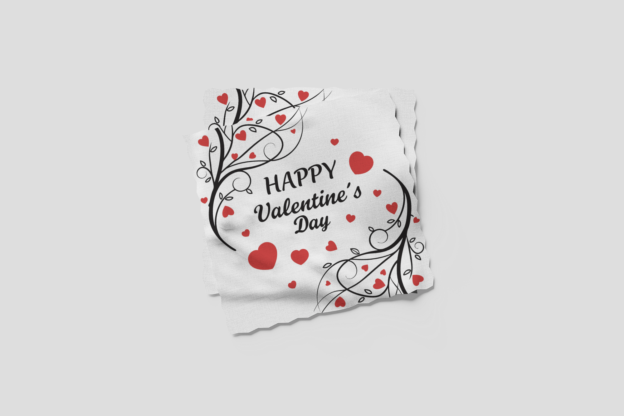 Chiffon lunette Saint Valentin