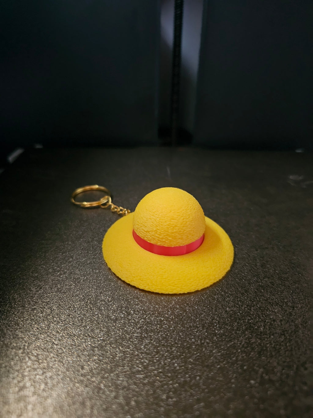 Porte clé 3D : chapeau de Luffy (CLICKER)