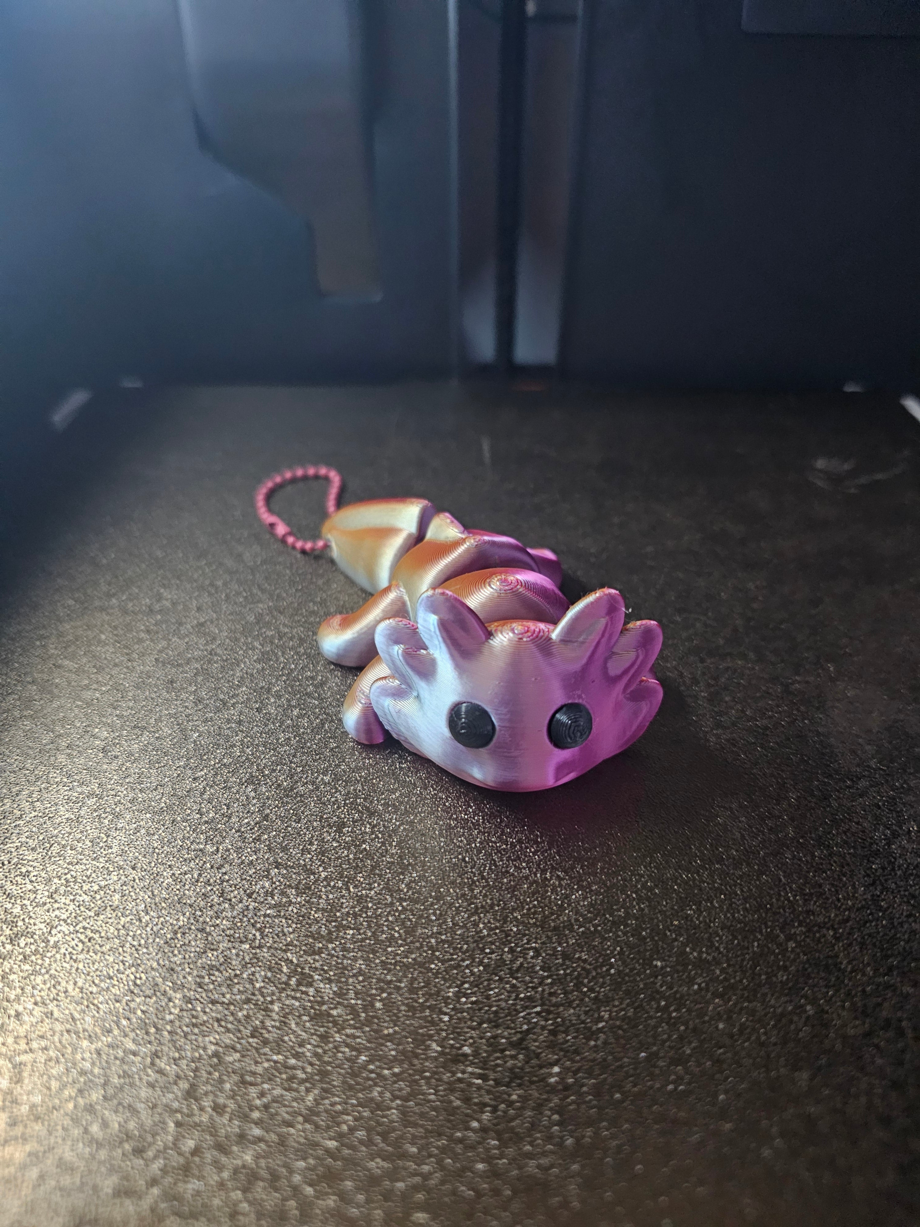 Porte clé 3D : Axolotl (FLEXI)