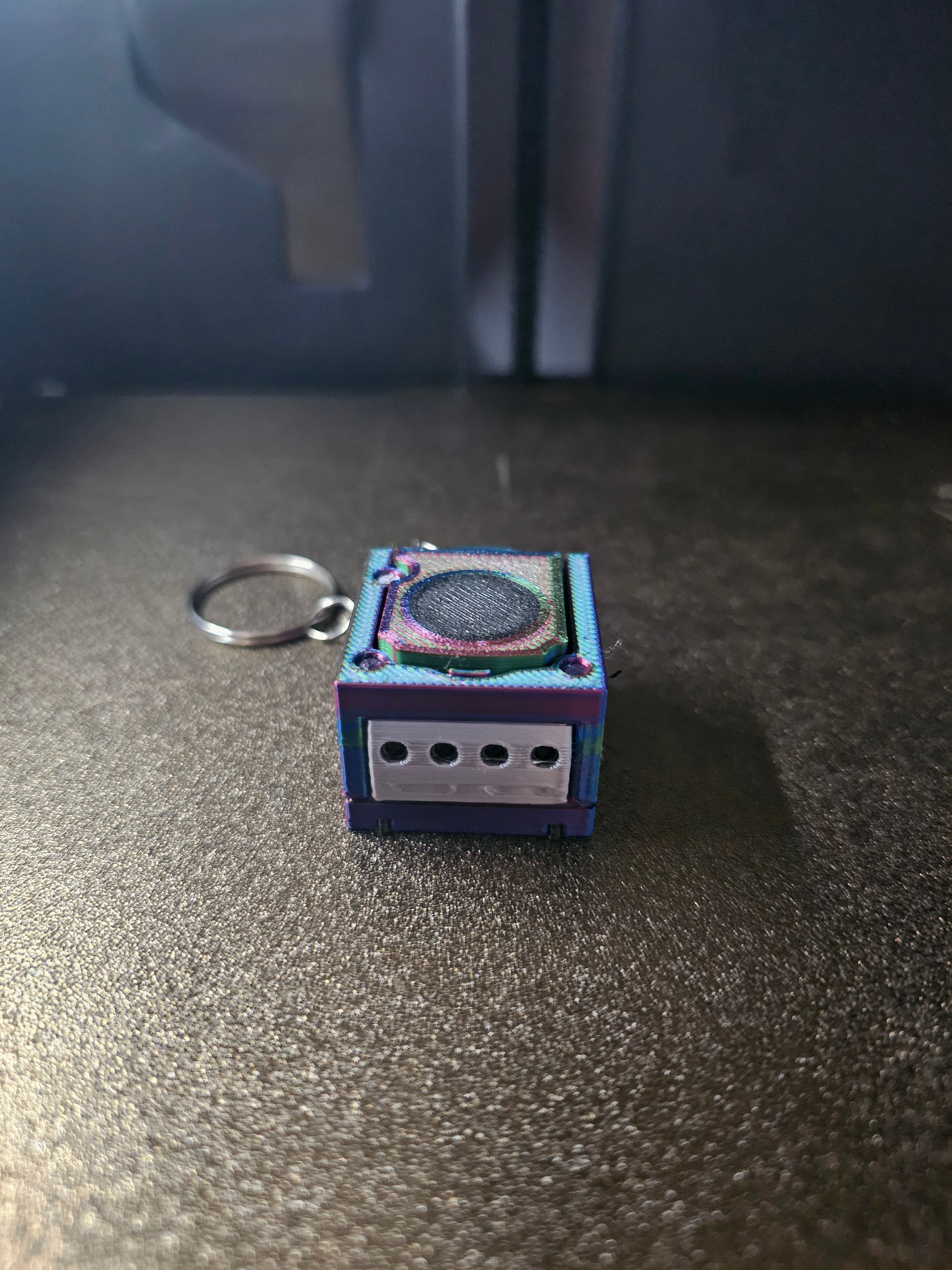 Porte clé 3D : Game cube (CLICKER)