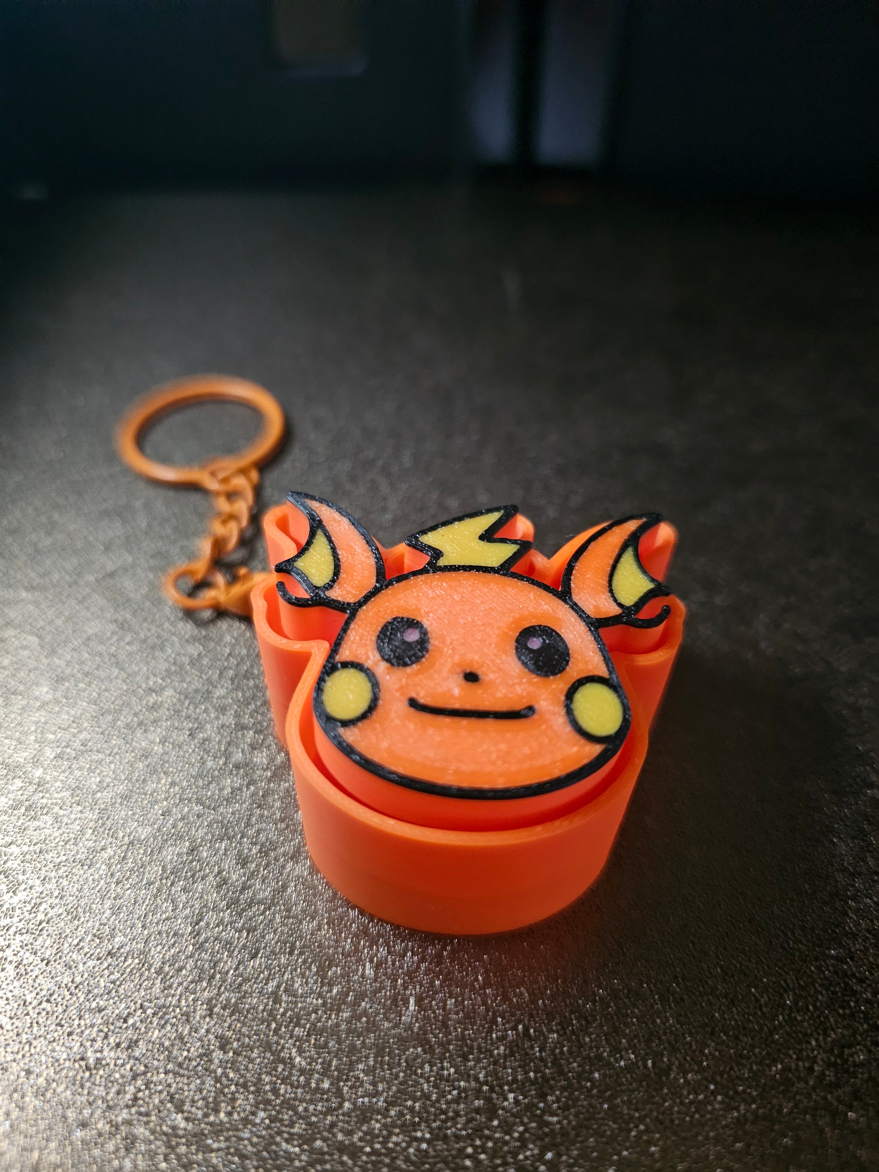 Porte clé 3D : Tête de Raichu (CLICKER)