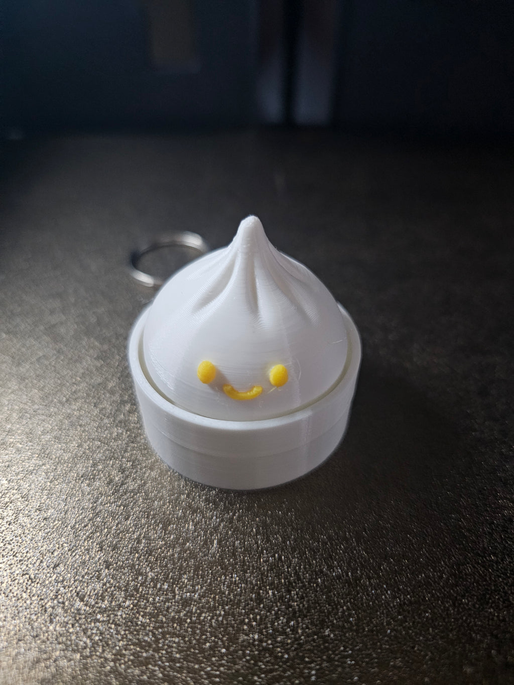 Porte clé 3D : Ravioli Joyeux (CLICKER)