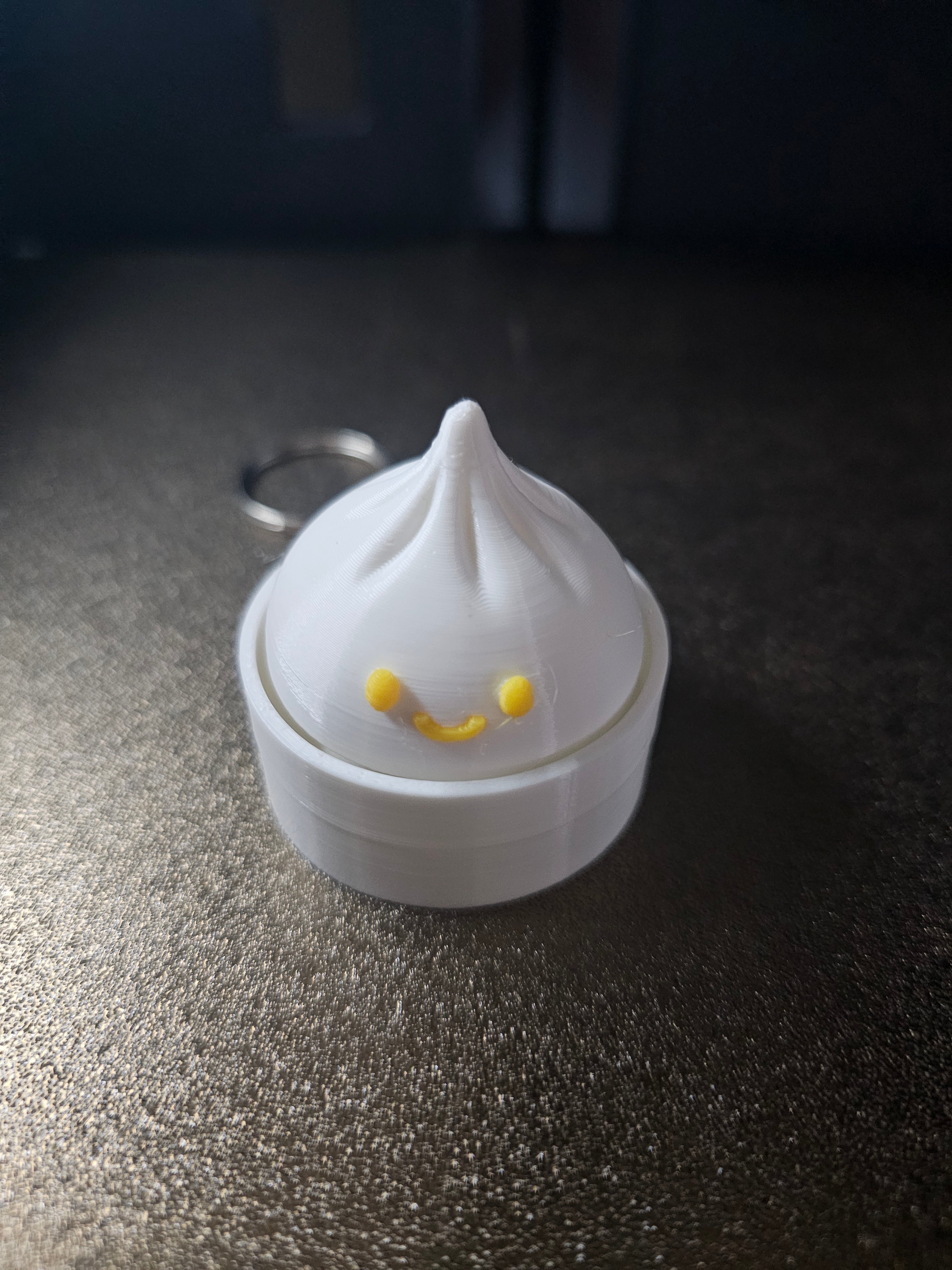Porte clé 3D : Ravioli Joyeux (CLICKER)