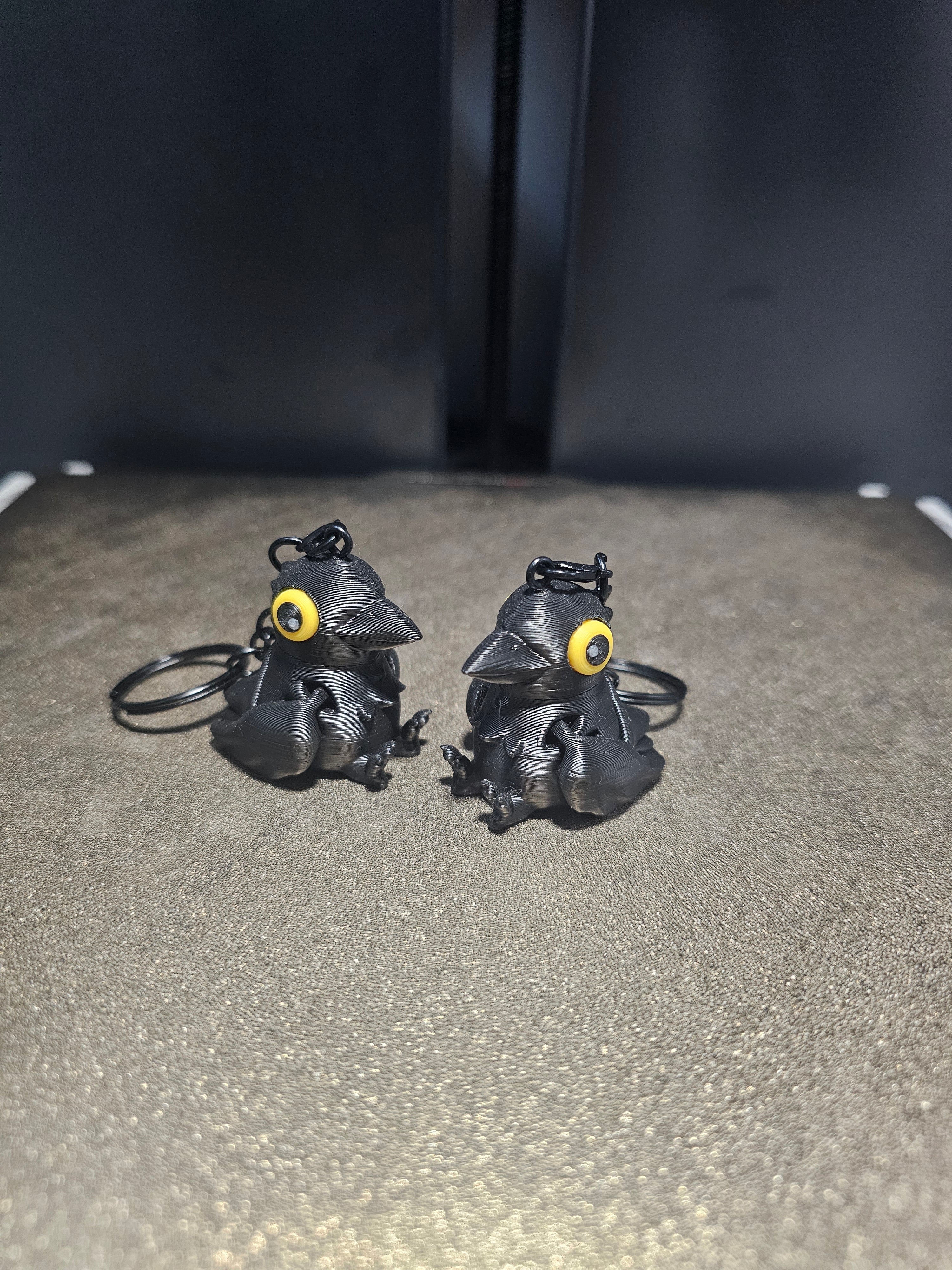 Porte clé 3D : Corbeau (FLEXI)