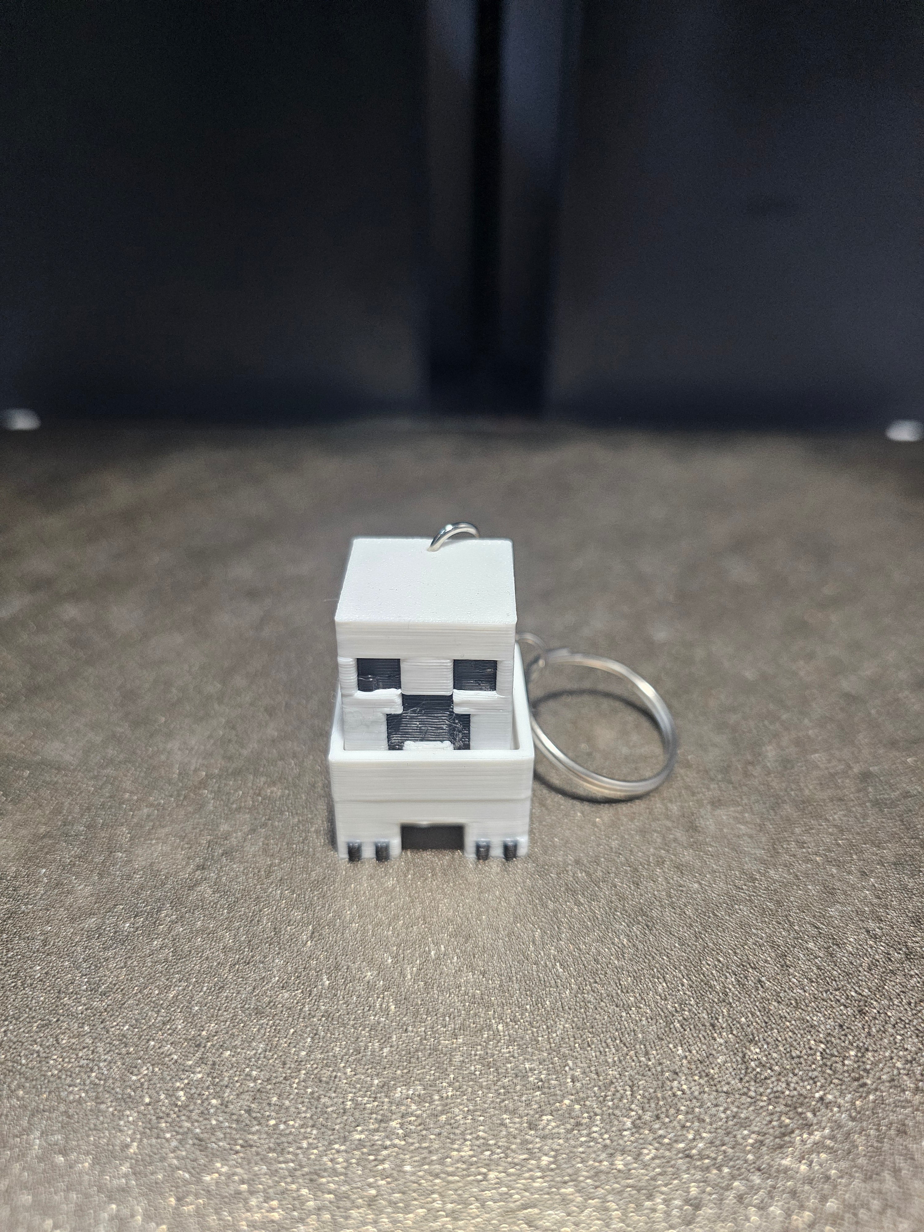 Porte clé 3D : Creeper (CLICKER)