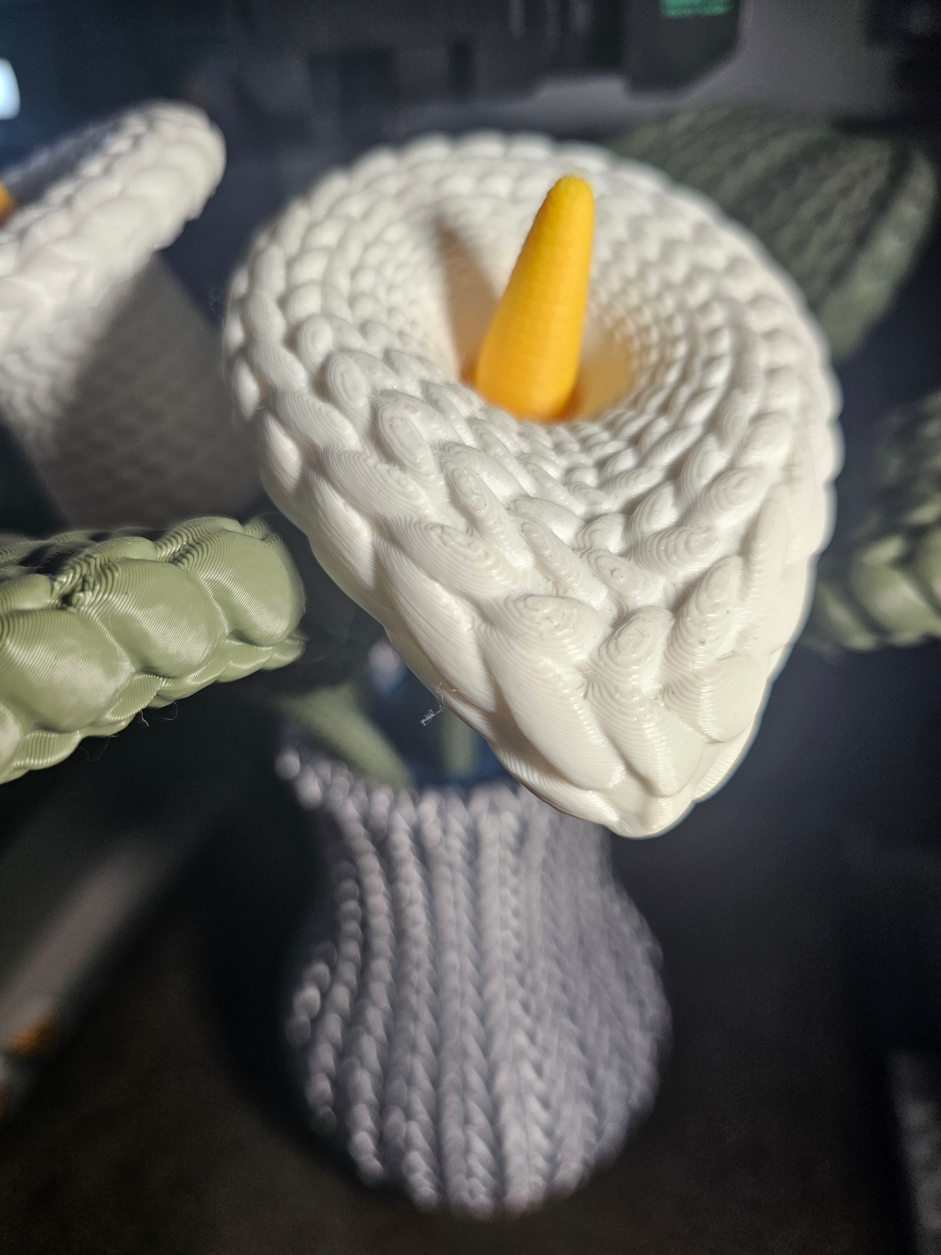 Fleur Zantedeschia tricotée au crochet