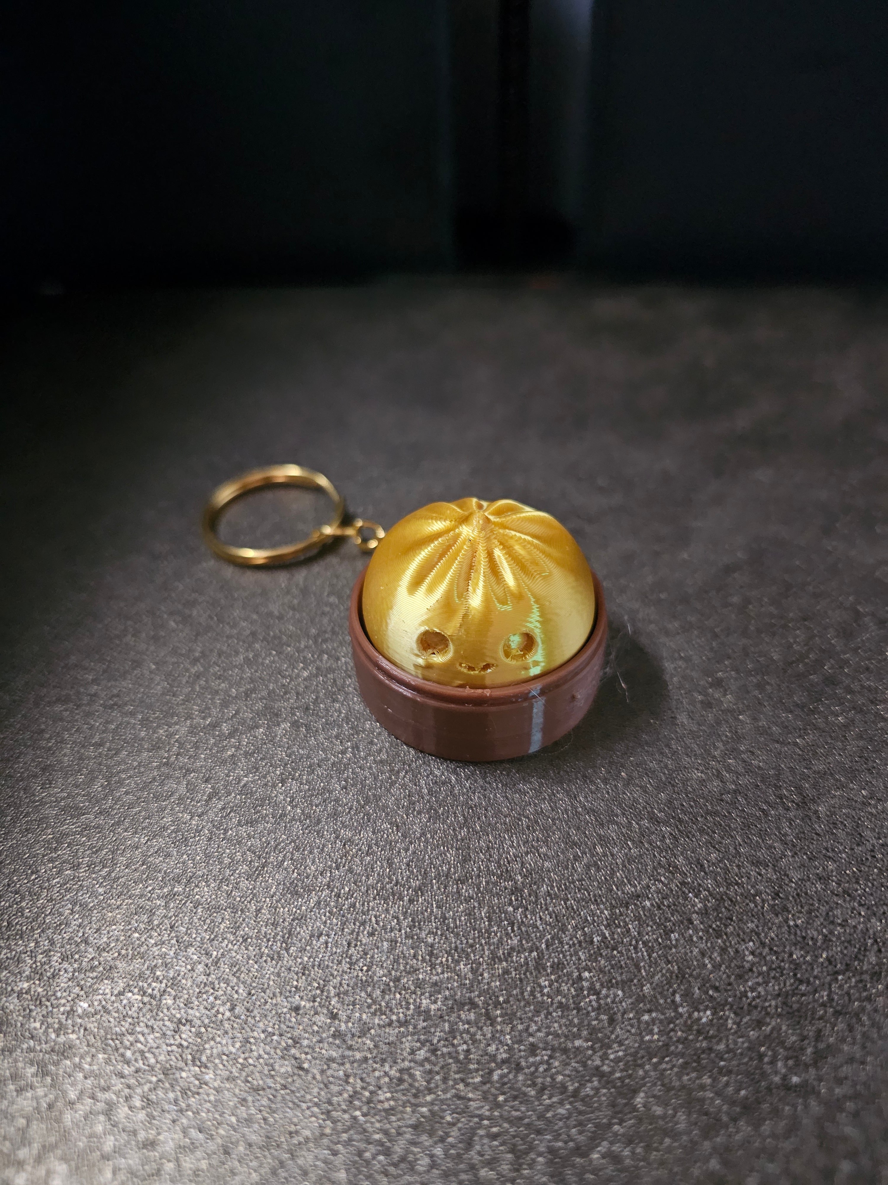 Porte clé 3D : Mini raviolis (CLICKER)