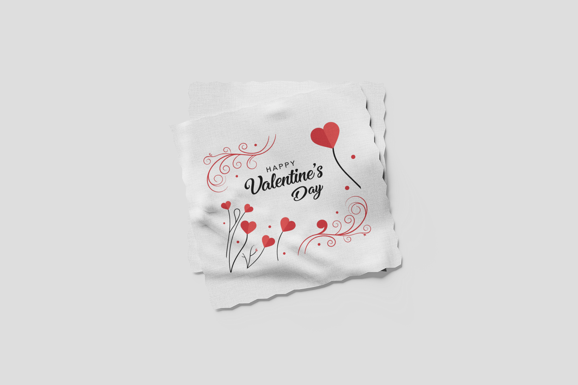 Chiffon lunette Saint Valentin