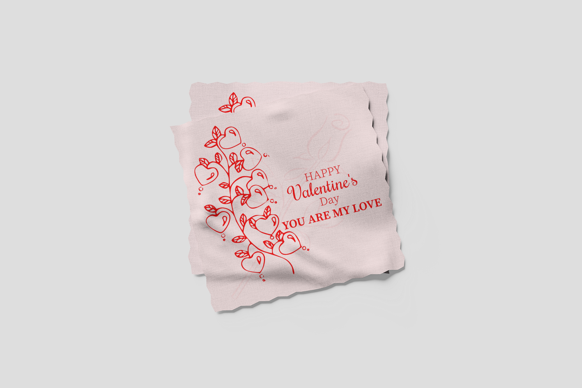 Chiffon lunette Saint Valentin