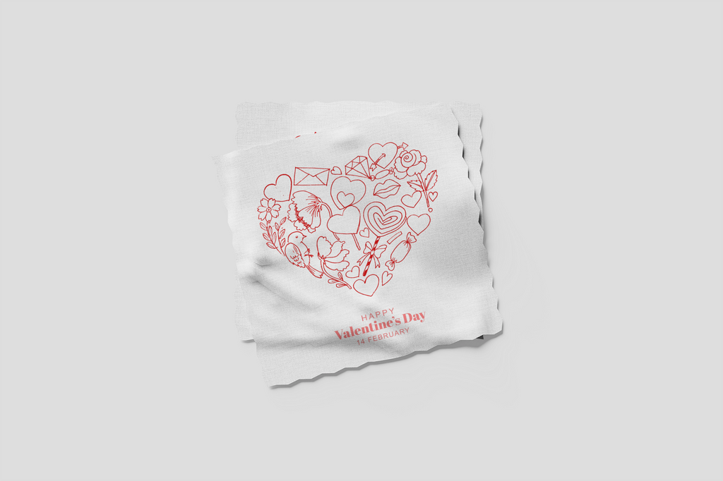 Chiffon lunette Saint Valentin