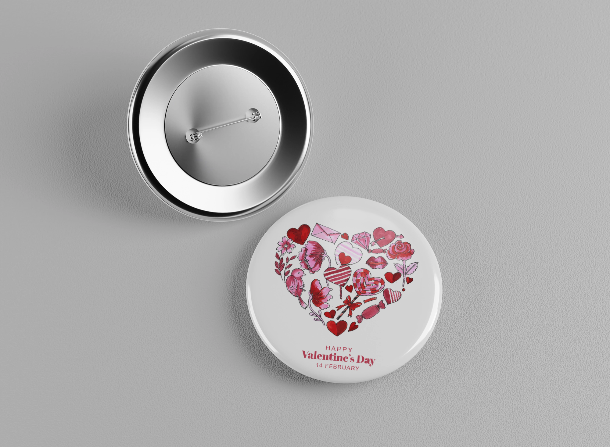 Badge Saint Valentin