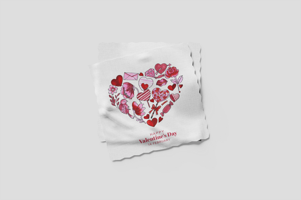 Chiffon lunette Saint Valentin