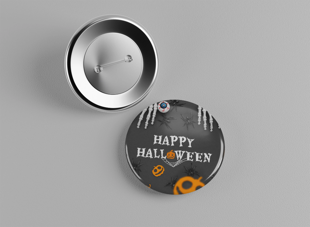 Badge Halloween 1/2