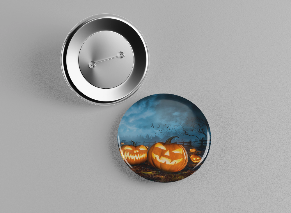 Badge Halloween 1/2