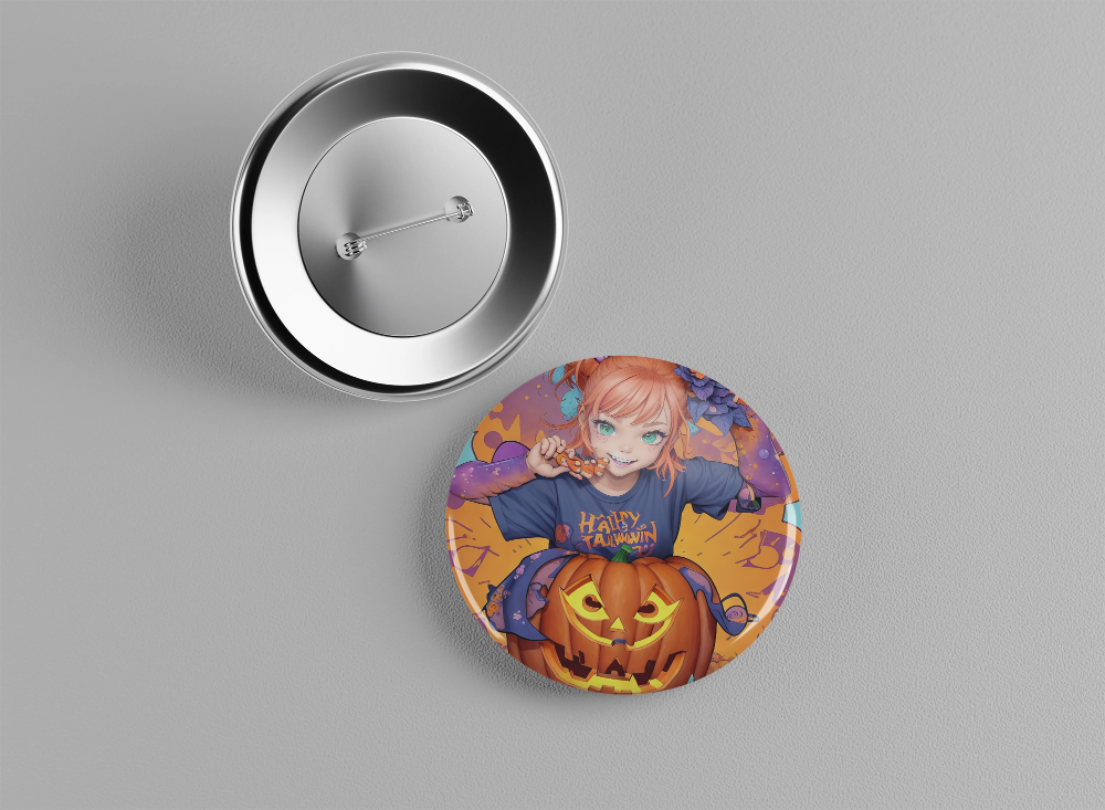 Badge Halloween 1/2