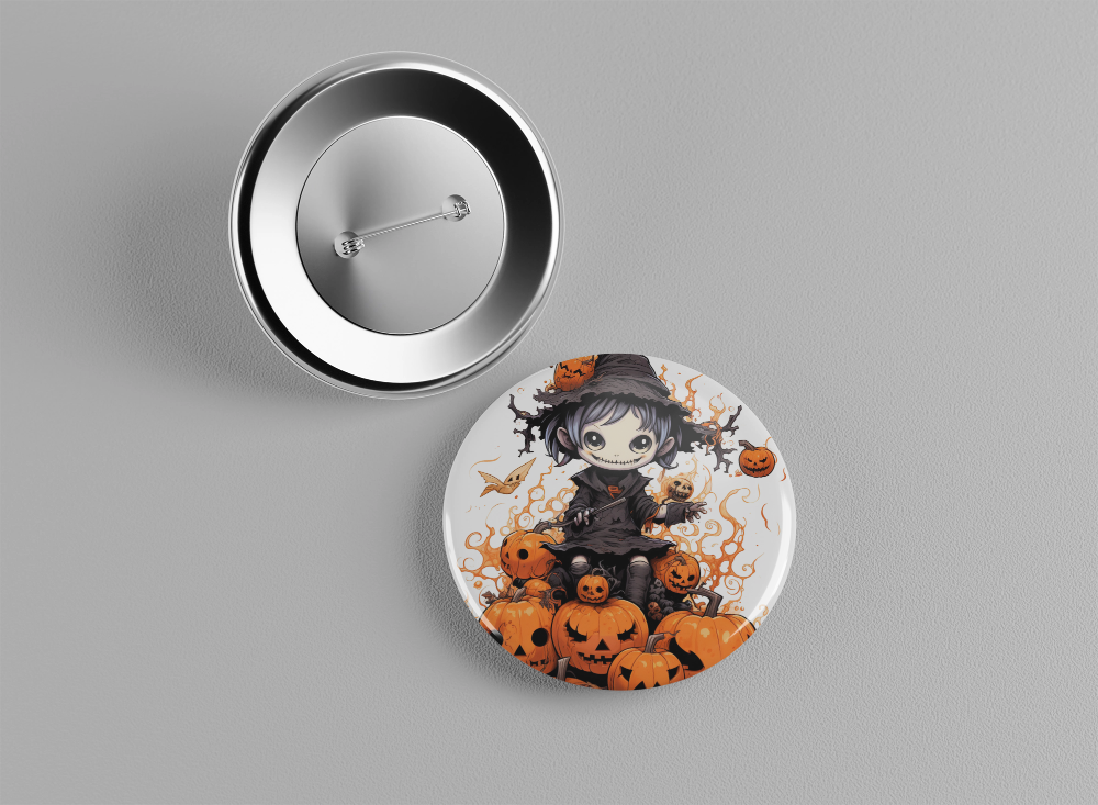 Badge Halloween 1/2