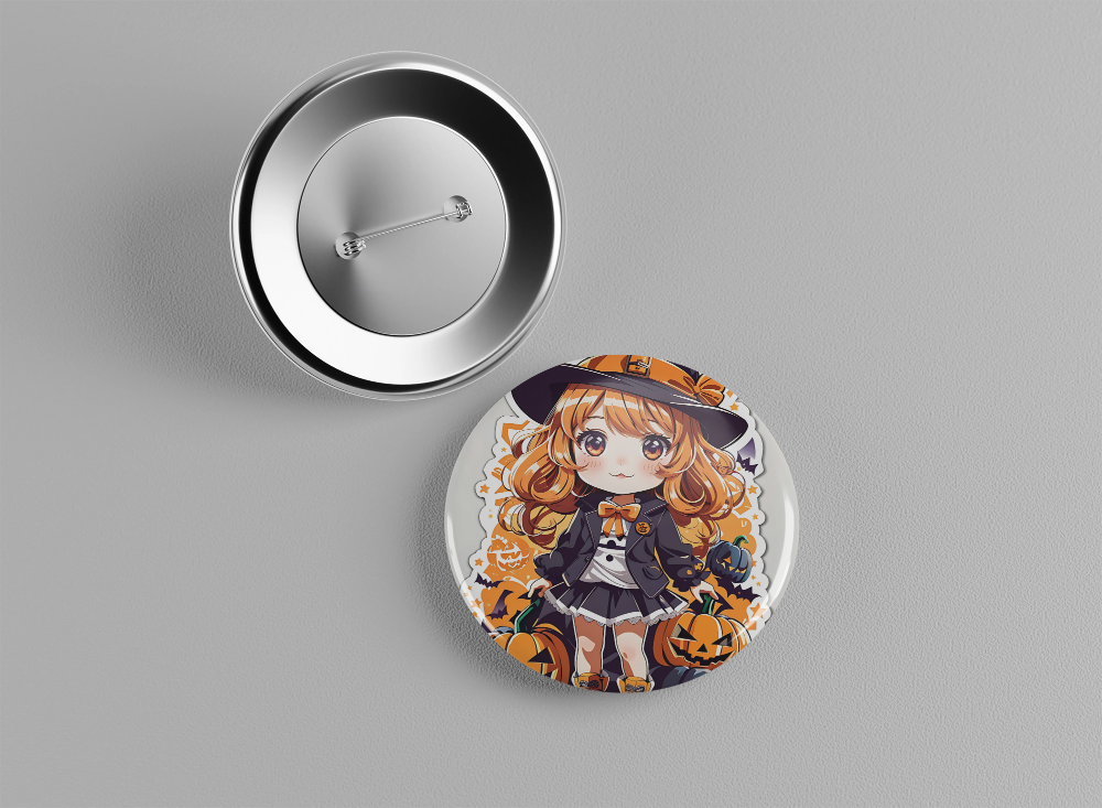 Badge Halloween 1/2