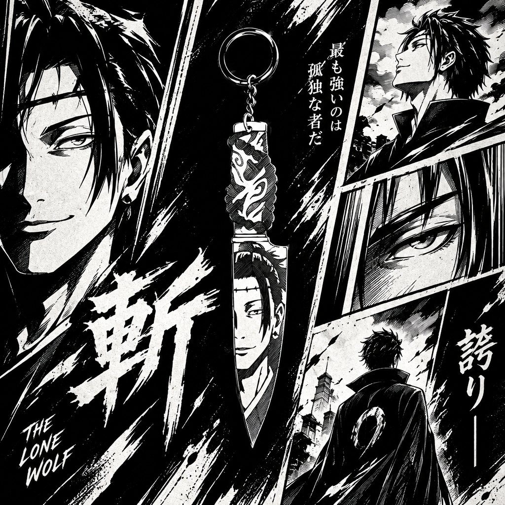 Porte clé 3D : Couteau Jujutsu Kaisen