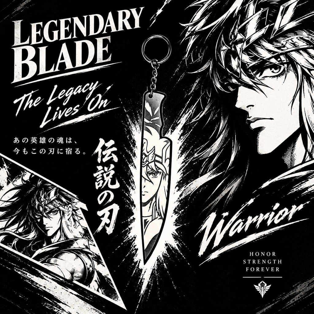 Porte clé 3D : Couteau Saint Seiya