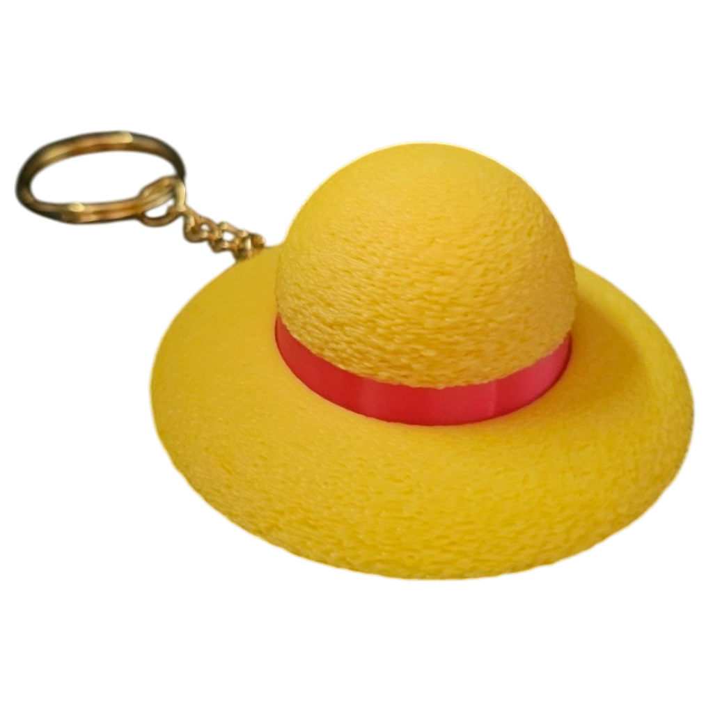 Porte clé 3D : chapeau de Luffy (CLICKER)