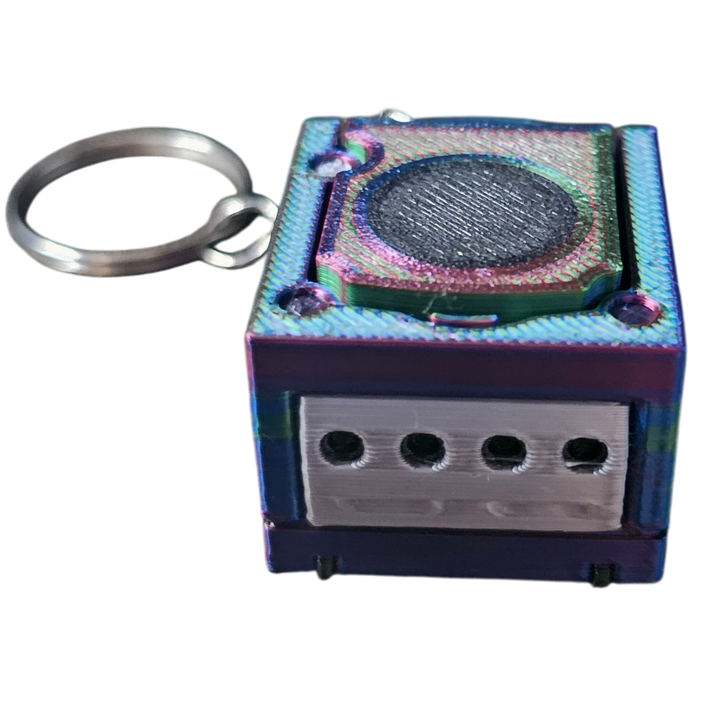 Porte clé 3D : Game cube (CLICKER)