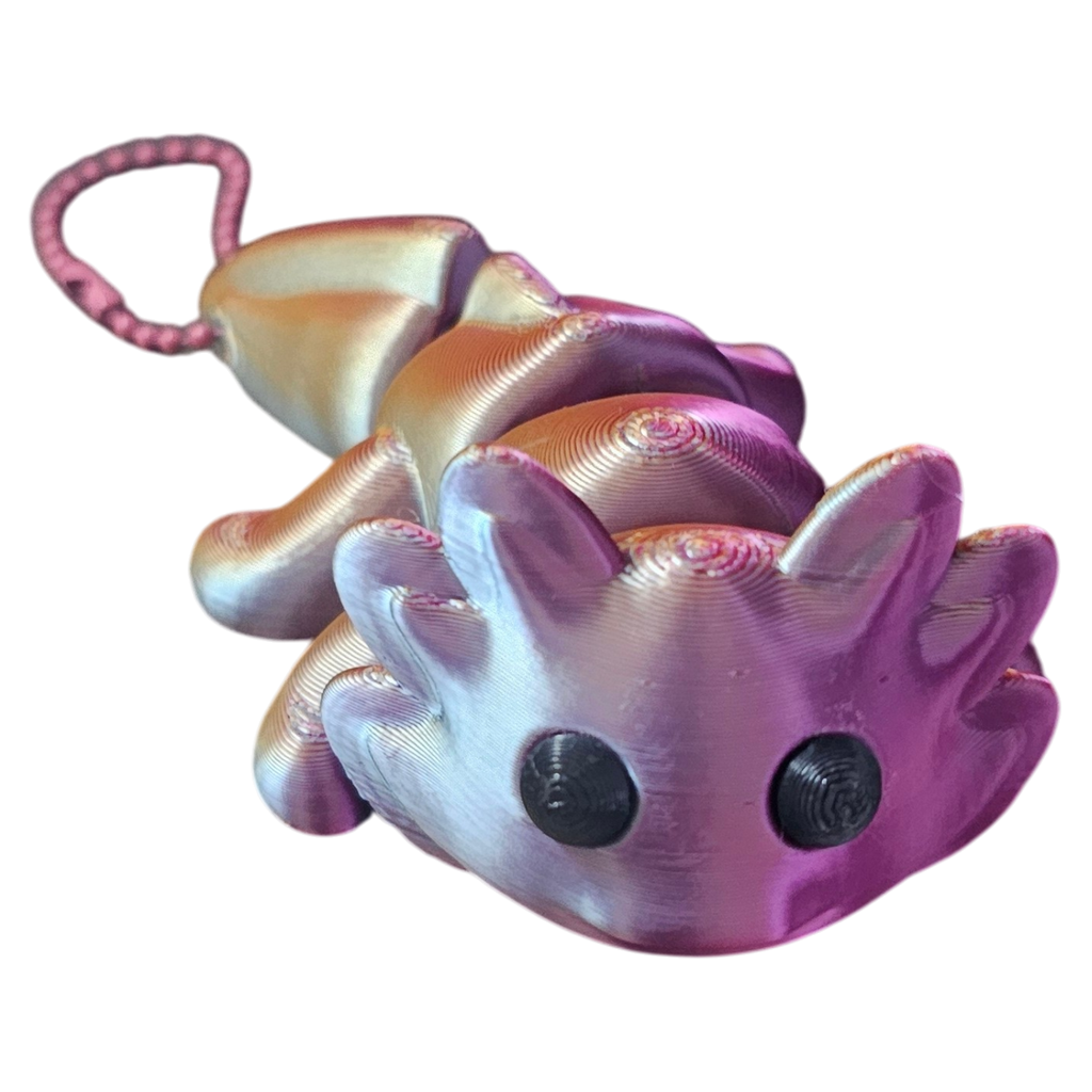Porte clé 3D : Axolotl (FLEXI)