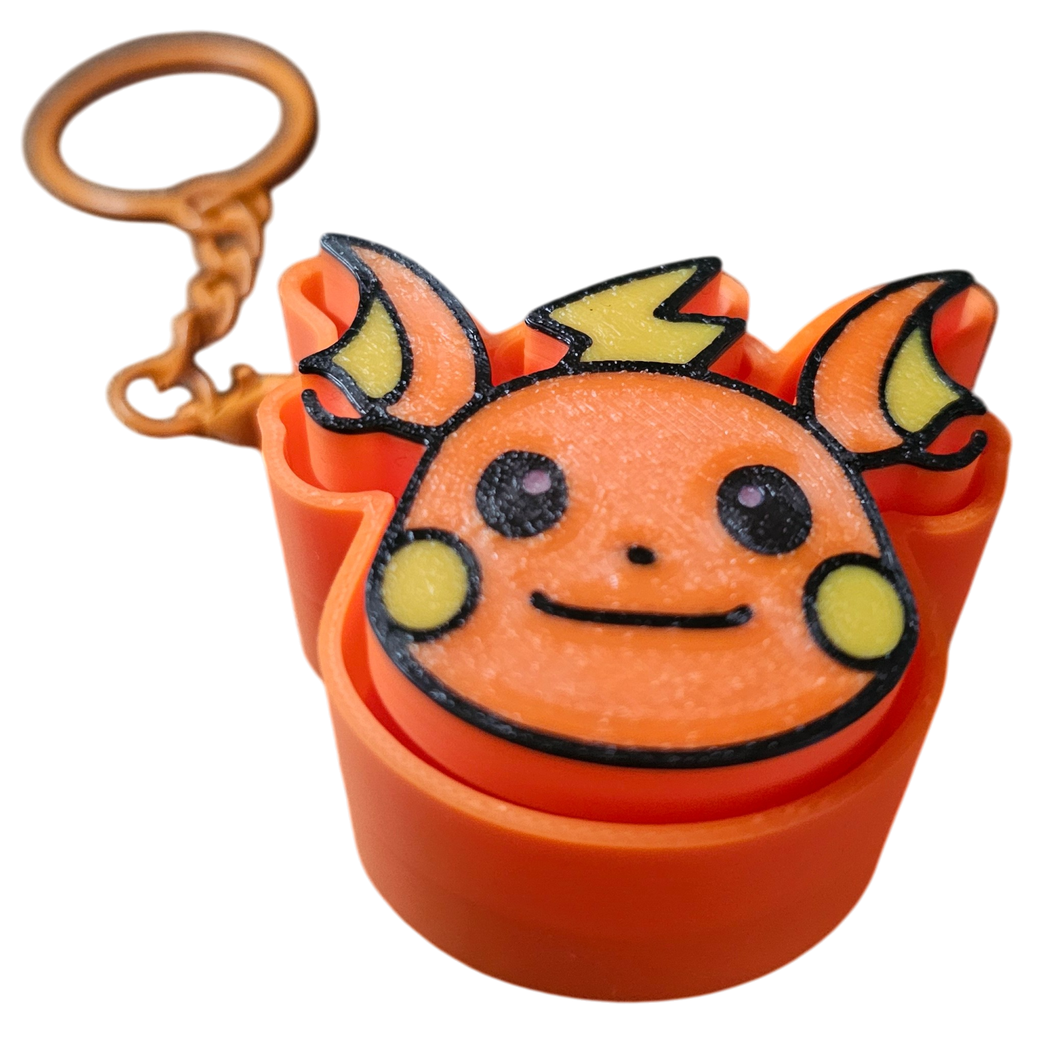 Porte clé 3D : Tête de Raichu (CLICKER)