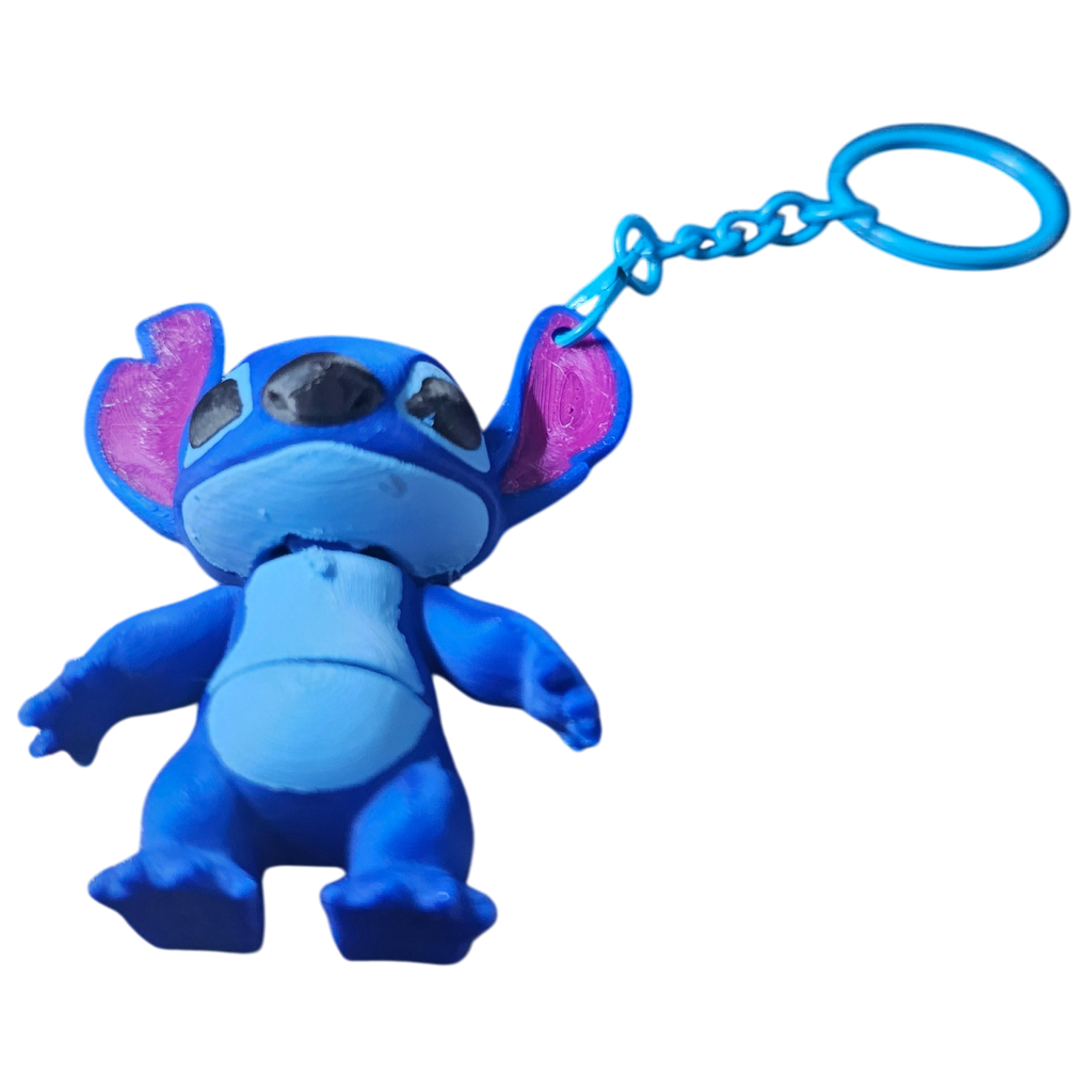 Porte clé 3D : Stitch (FLEXI)