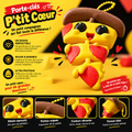 Porte clé 3D : Pizza Kawaii (FLEXI)
