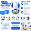 Figurine : Pokéball Lugia (phosphorescence)