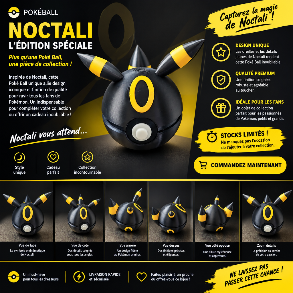 Figurine : Pokéball Noctali
